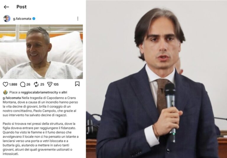 Paolo Campolo denuncia il tradimento di Falcomatà: gli aveva promesso il San Giorgio d’Oro, poi però ha dimenticato l’eroe di Crans-Montana | VIDEO