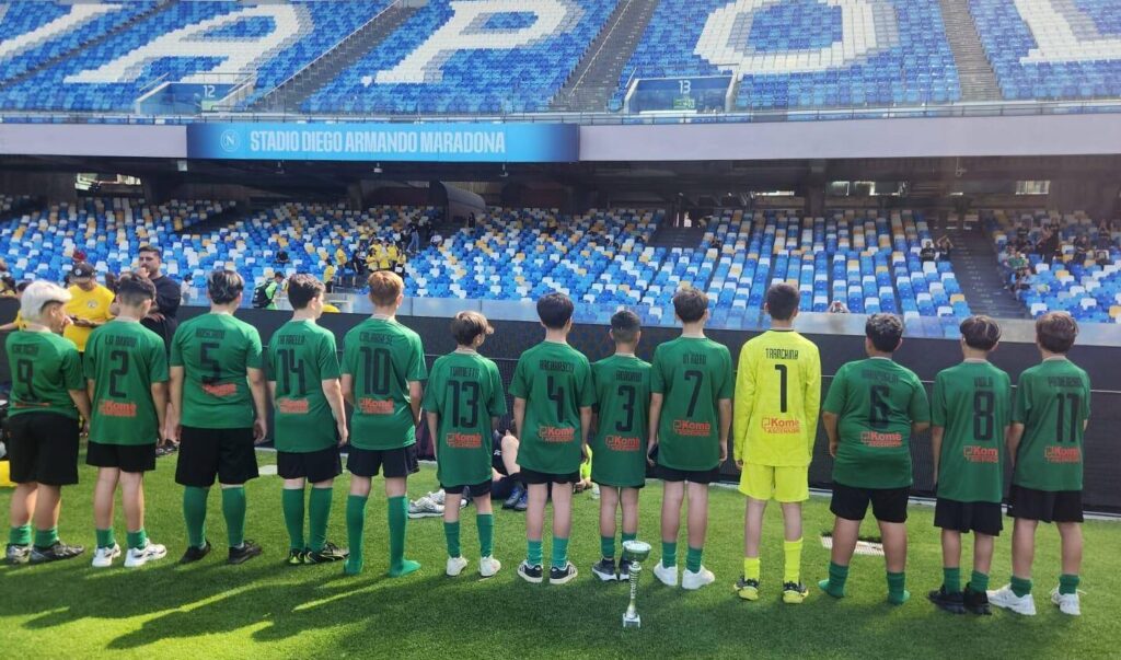 foto zeromolestie sinalp sponsor partinicoaudace 2014 allo stadio maradona di napoli