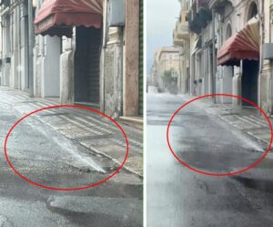 geyser in via san francesco da paola