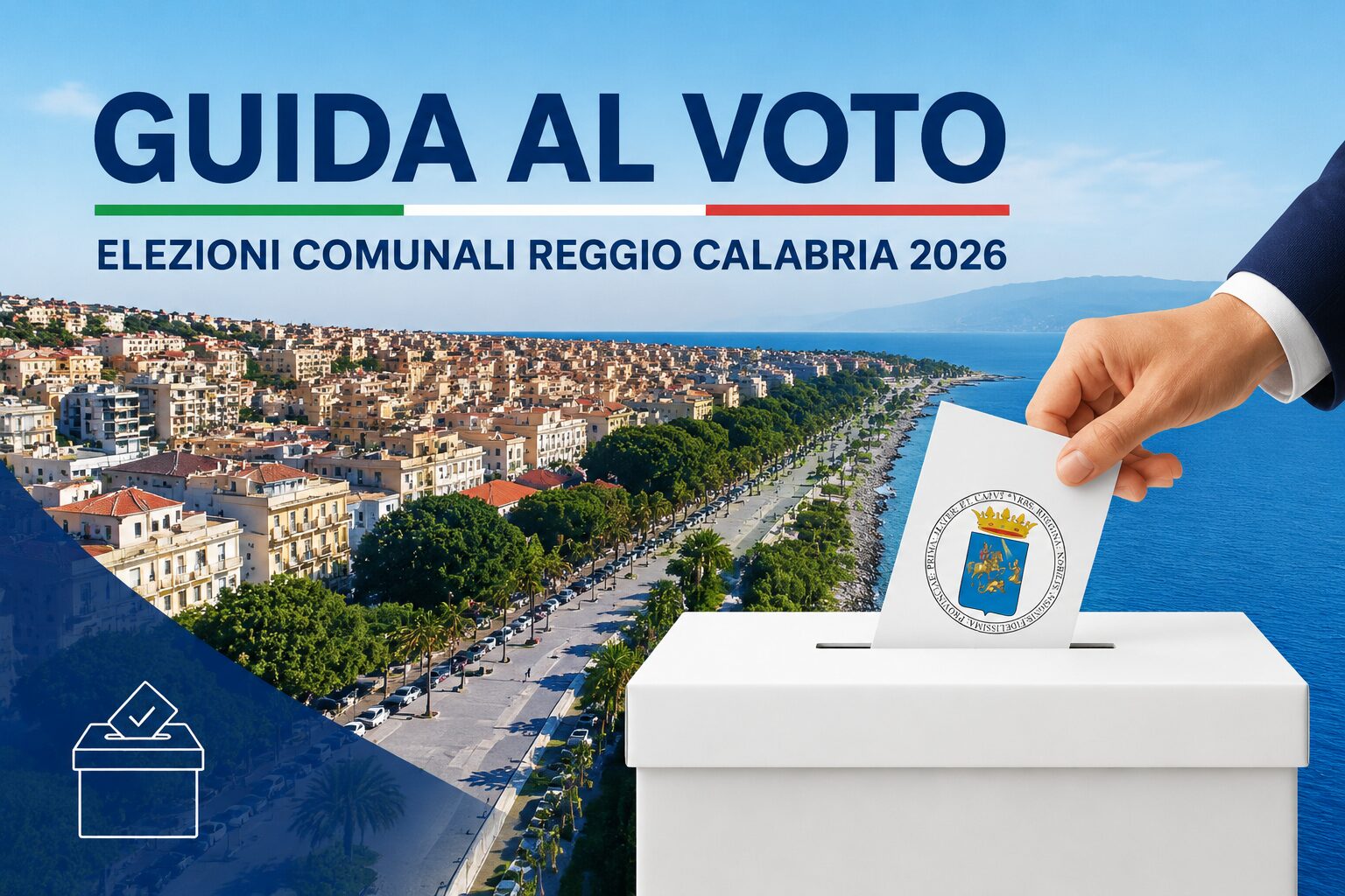 grafica guida al voto elezioni comunali reggio calabria