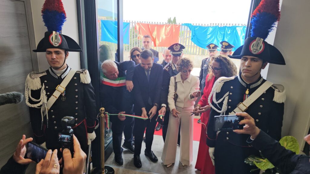 inaugurazione caserma carabinieri placanica