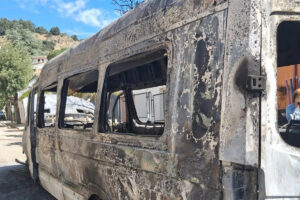 incendio scuolabus