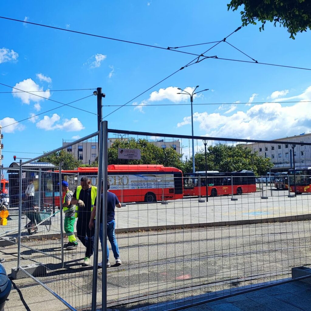 lavori restyling Piazza della Repubblica messina