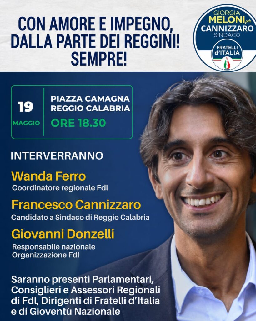 locandina donzelli reggio calabria