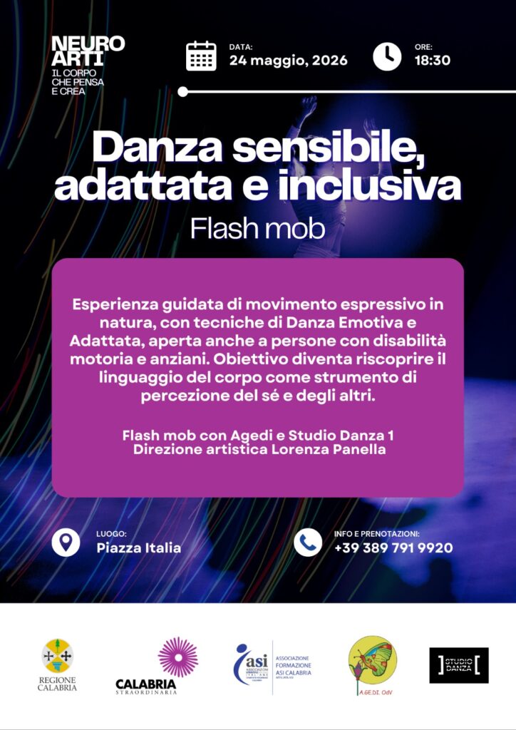 locandina evento flash mob piazza italia