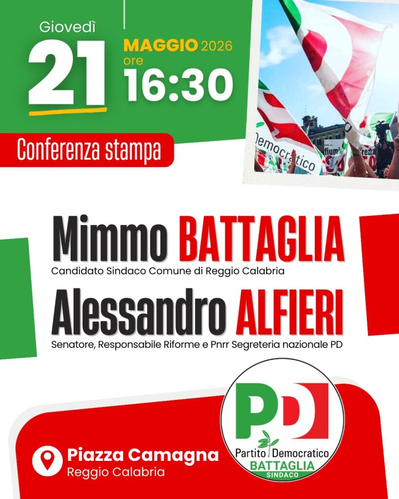 locandina evento pd con battaglia e alfieri