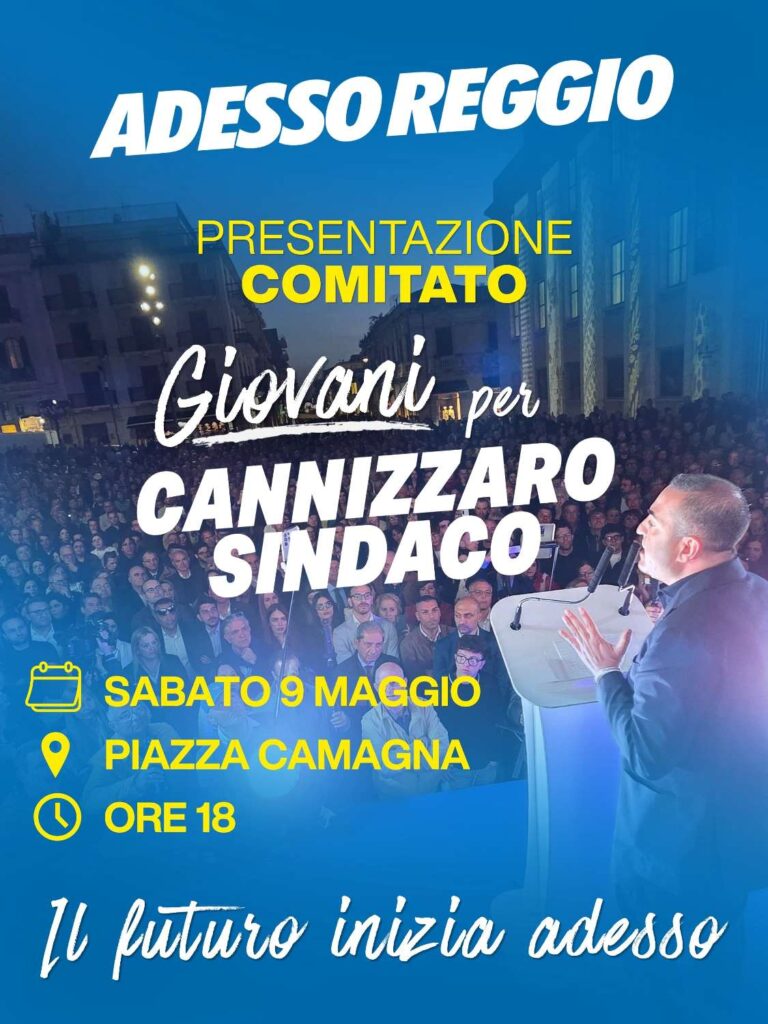 locandina presentazione comitato giovani per cannizzaro