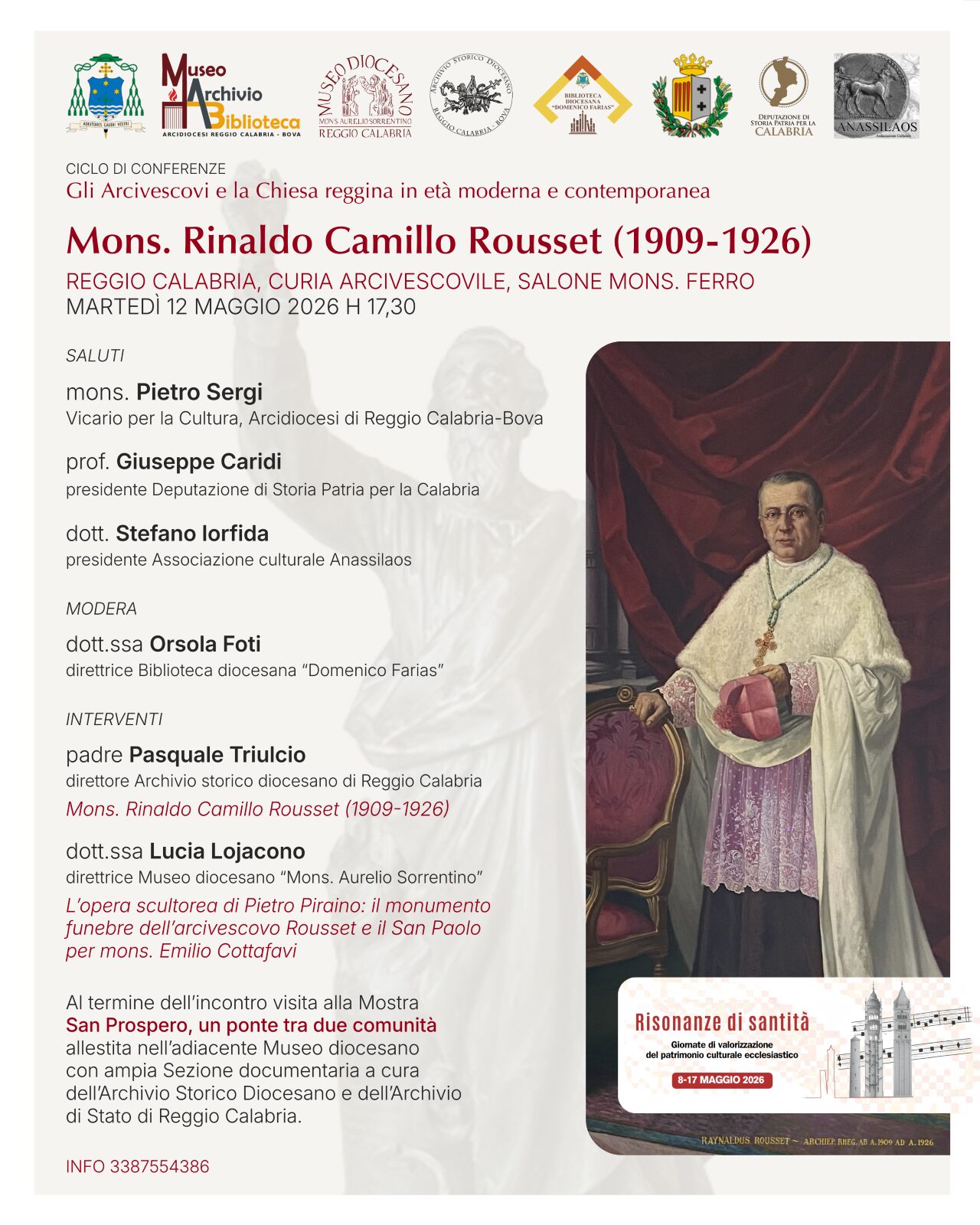 locandina Mons. Rinaldo Camillo Rousset (1909-1926)