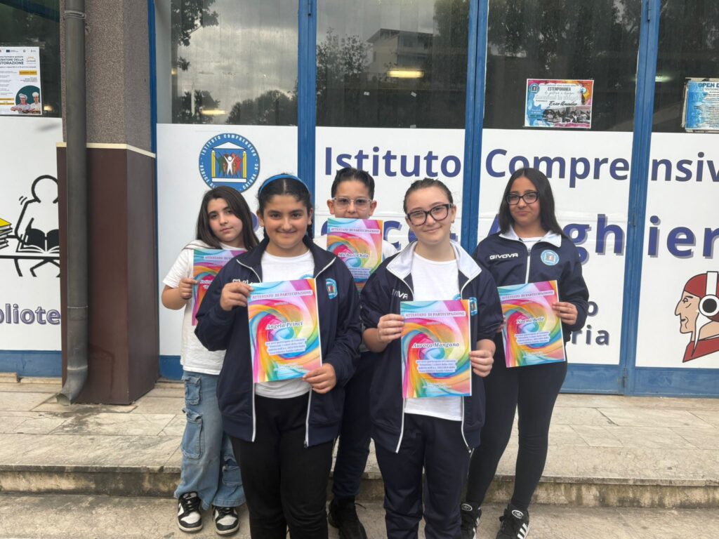 premiazione concorso ad alunna reggina michelle palmenta
