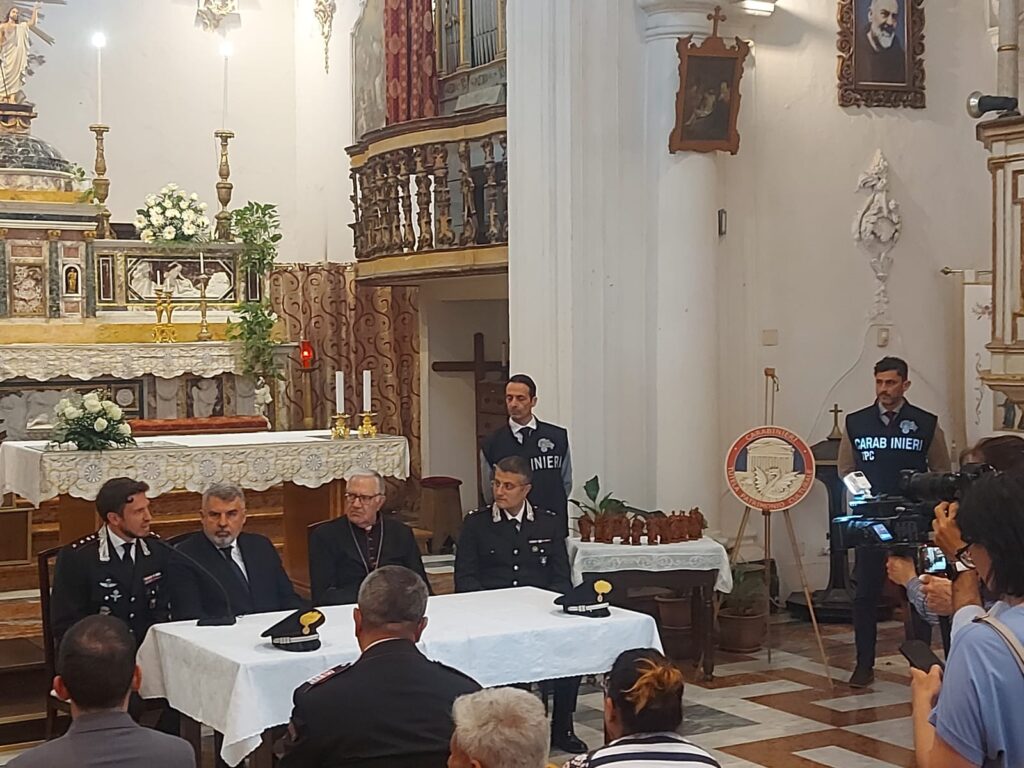 restituzione opere d'arte Milazzo (TPC Palermo