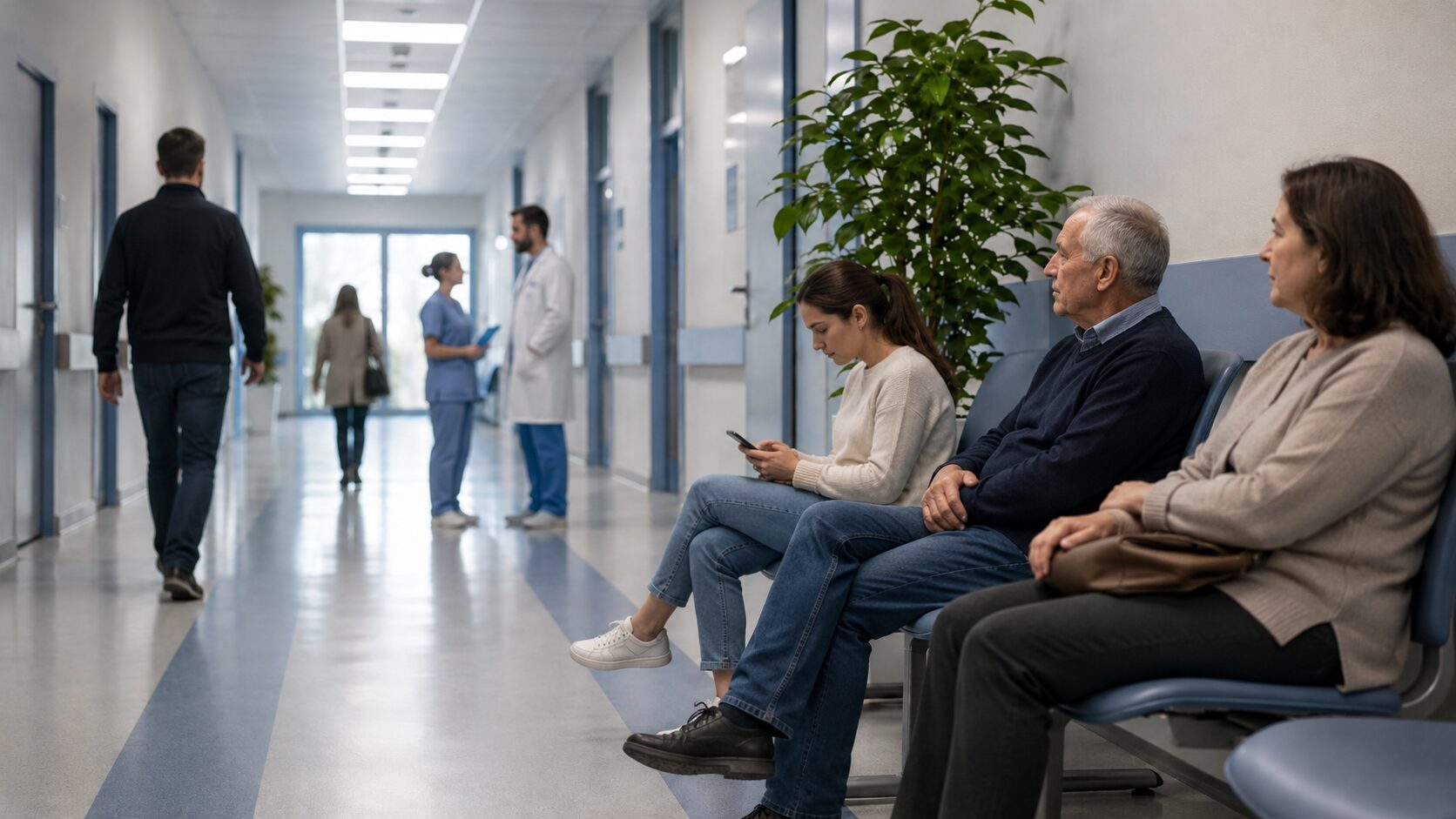 sala d’attesa in ospedale