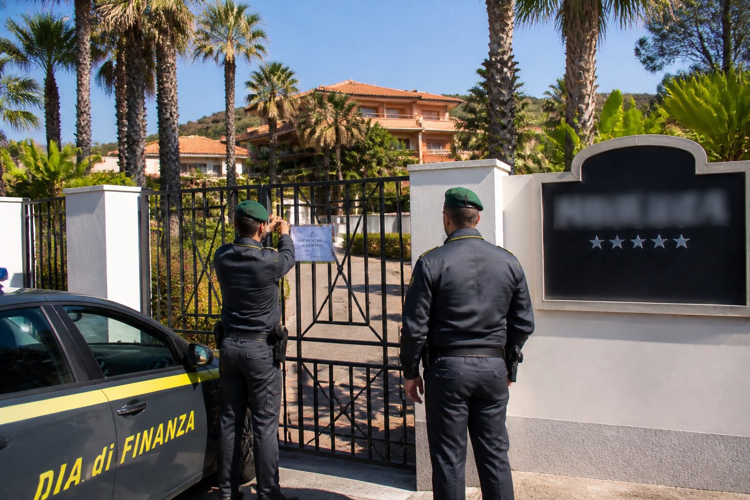 sequestro complesso turistico
