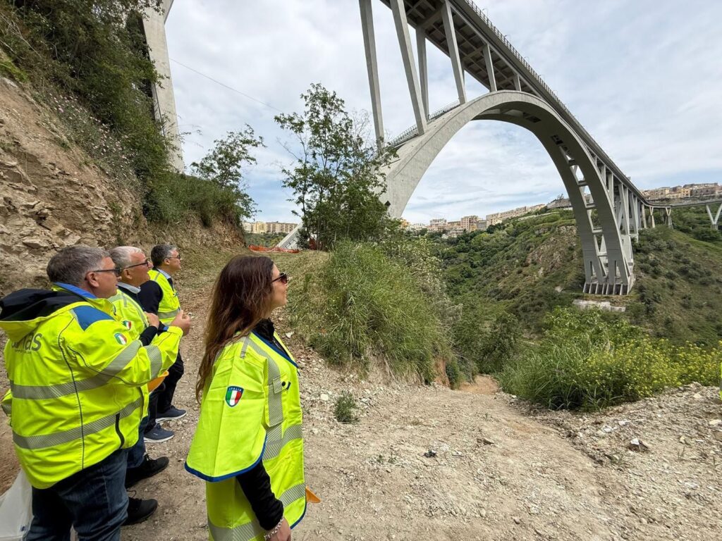 sopralluogo sul viadotto “Bisantis”