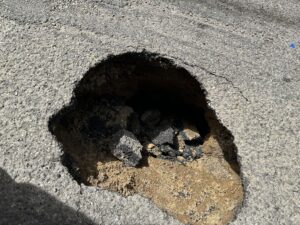 strada sprofondata