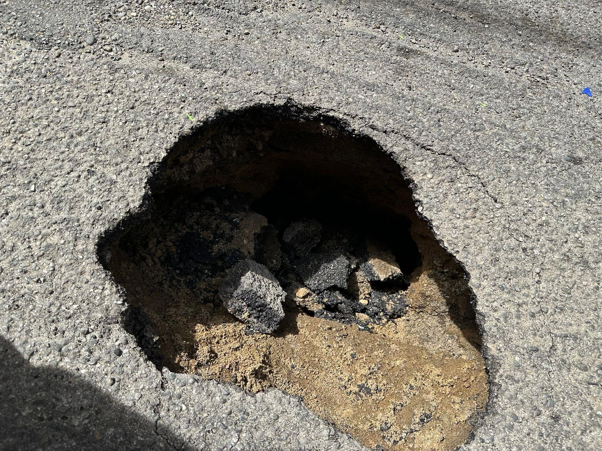 strada sprofondata