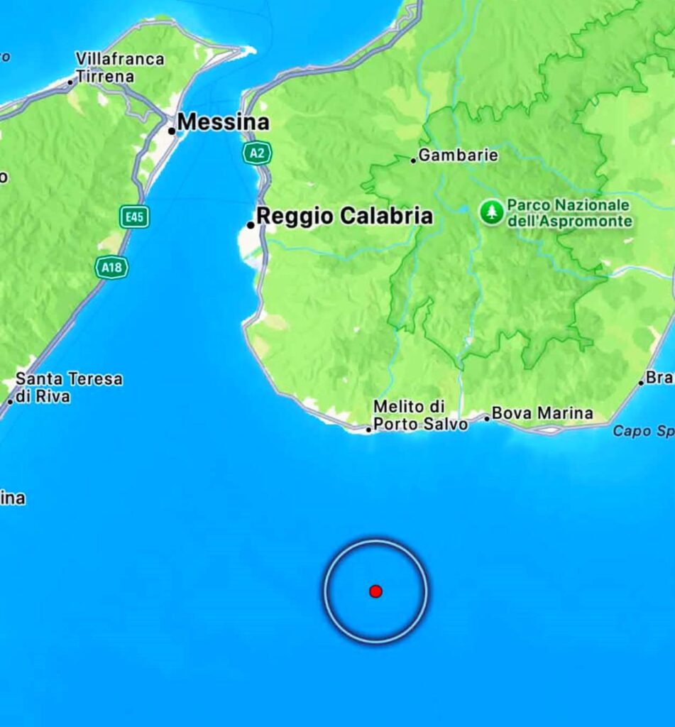 terremoto melito porto salvo