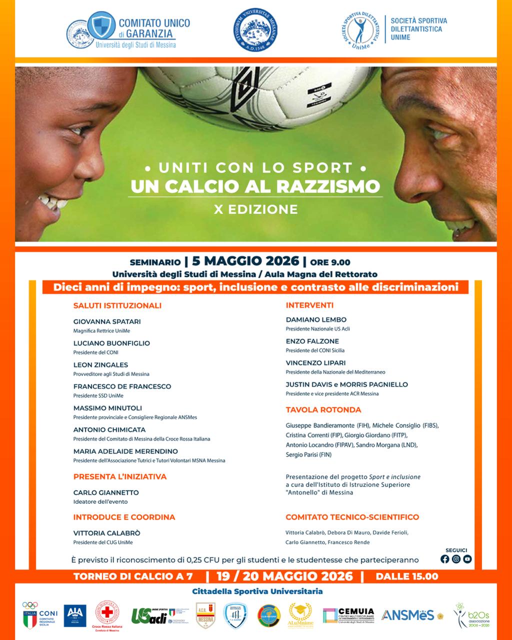 un calcio al razzismo