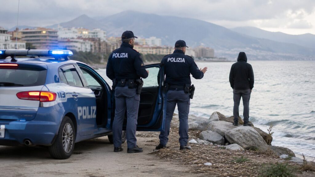 uomo tenta suicidio polizia