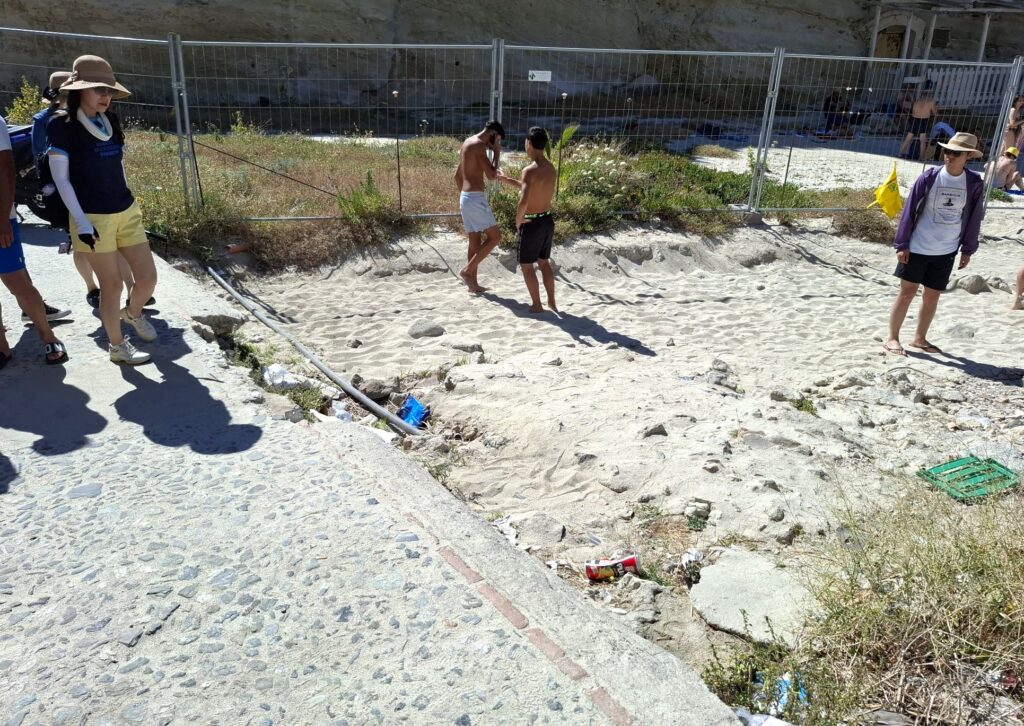 Accesso spiaggia Tropea