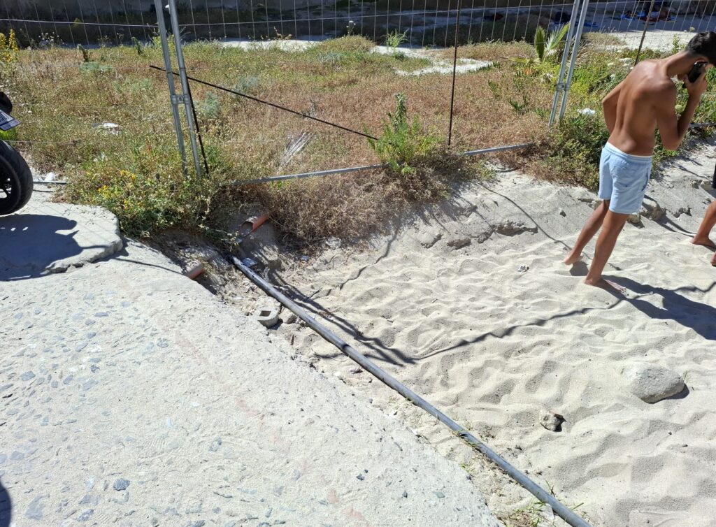 Accesso spiaggia Tropea