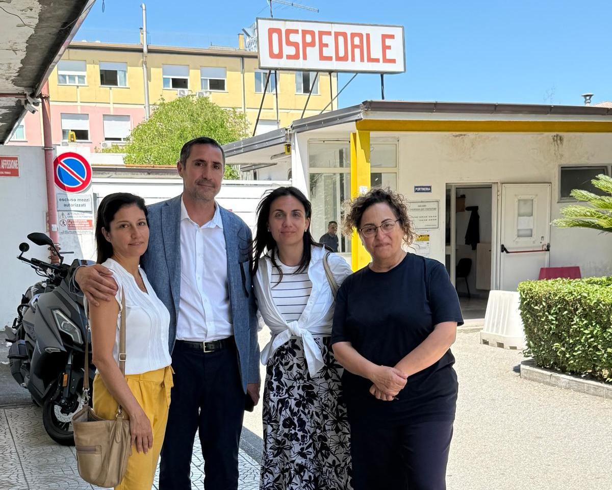 Alecci durante ispezione ospedale vibo