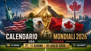 Calendario Mondiali 2026