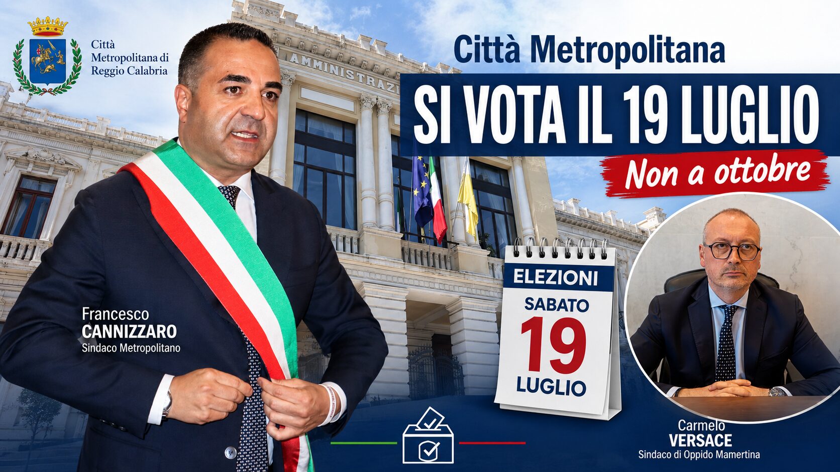 Cannizzaro voto 19 luglio versace