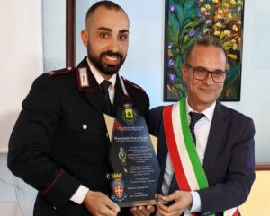Cerimonia saluto Maresciallo Marco Spada Melicucco