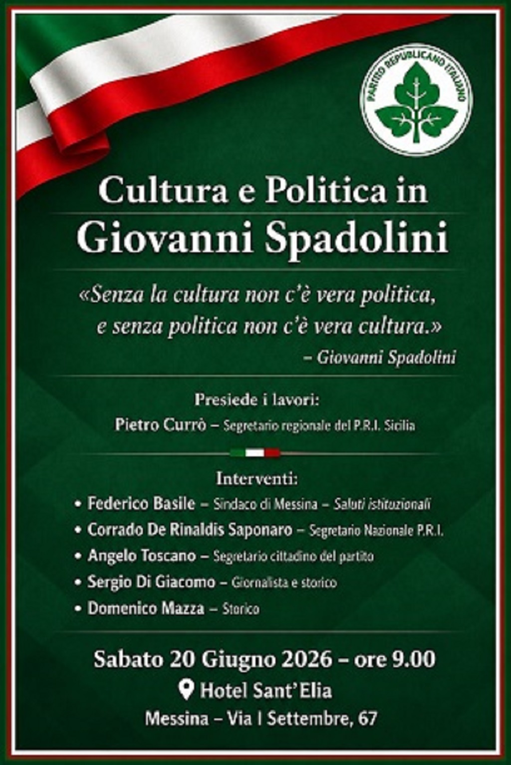 Convegno PRI Messina