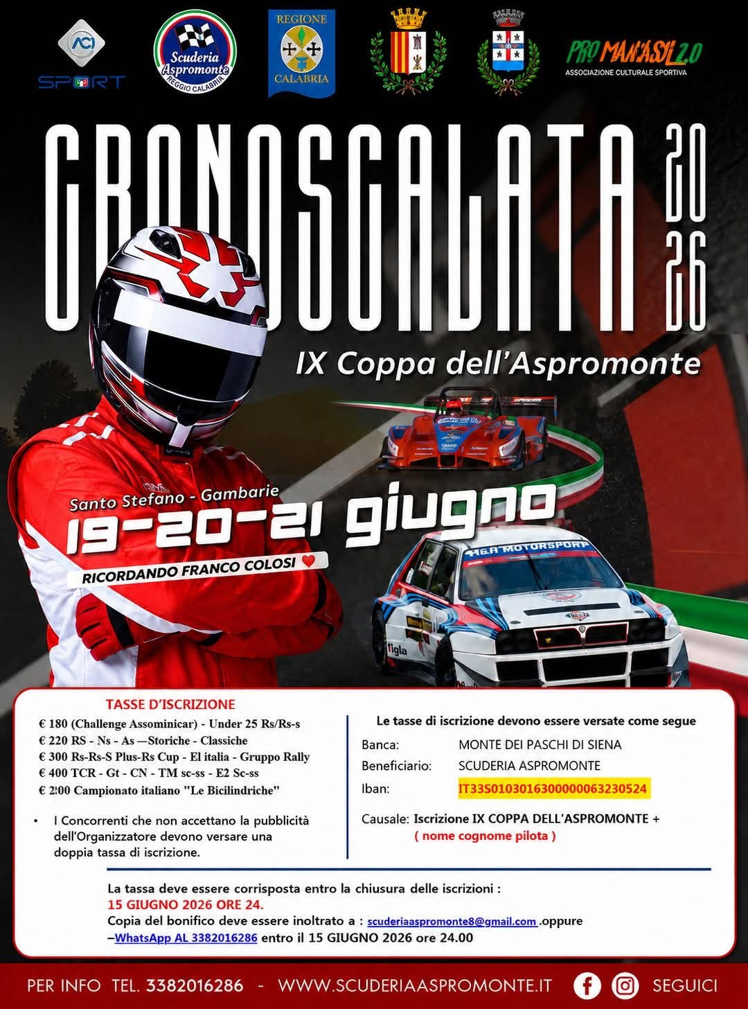 Cronoscalata 2026 IX Coppa dell'Aspromonte