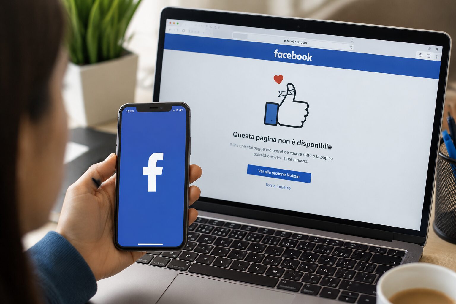 Facebook in down