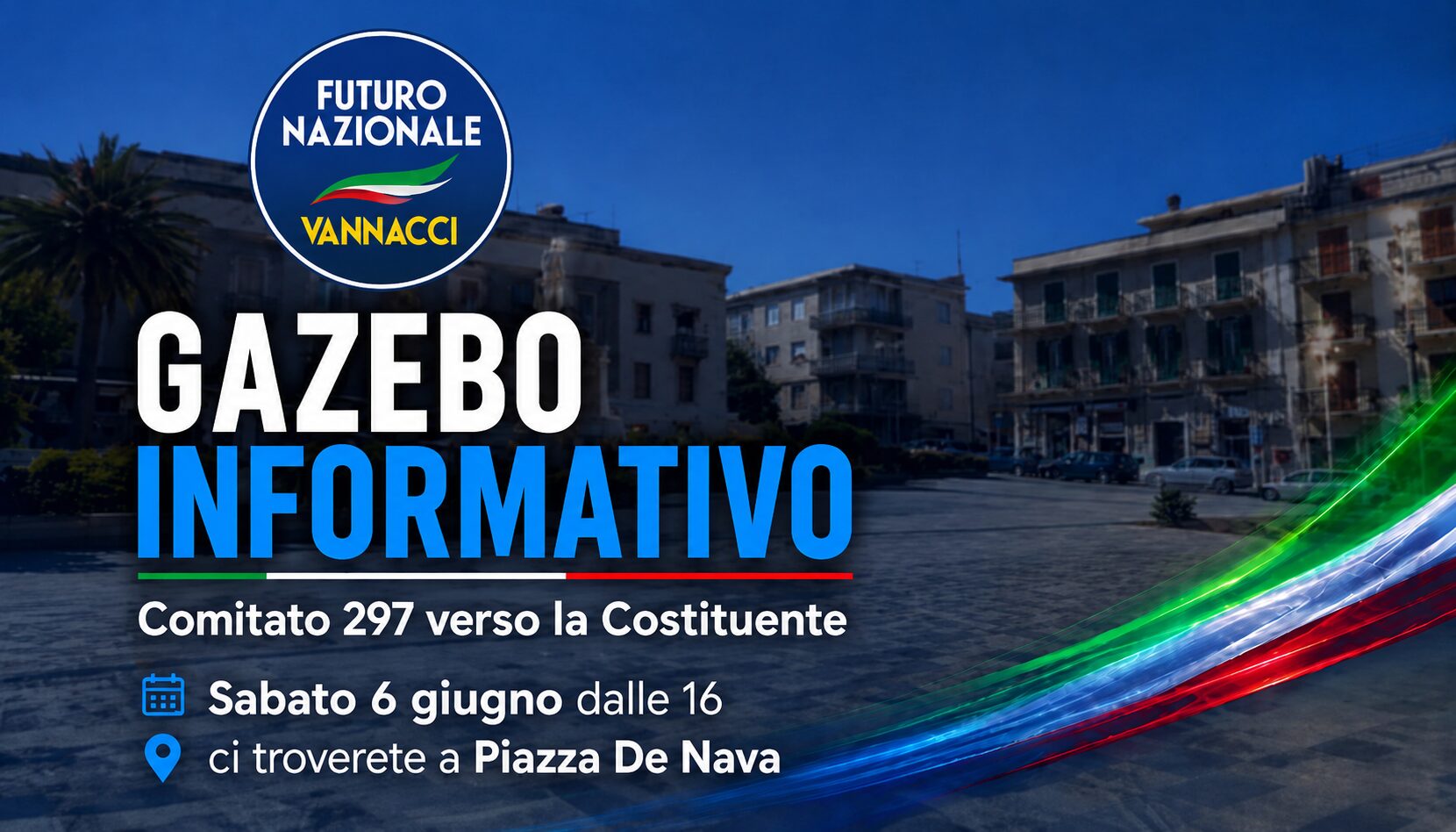 Gazebo Informativo Futuro Nazionale