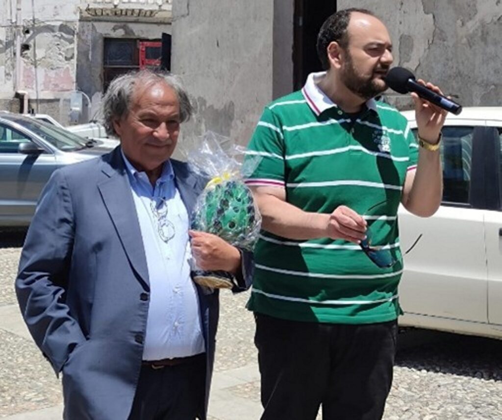 Il sindaco Ercole Nucera insieme a Paolo Ferrara Capogruppo Liberi di Ricominciare