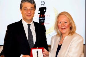 Il sovrintendente Cultrera e l'ambasciatrice Sourani