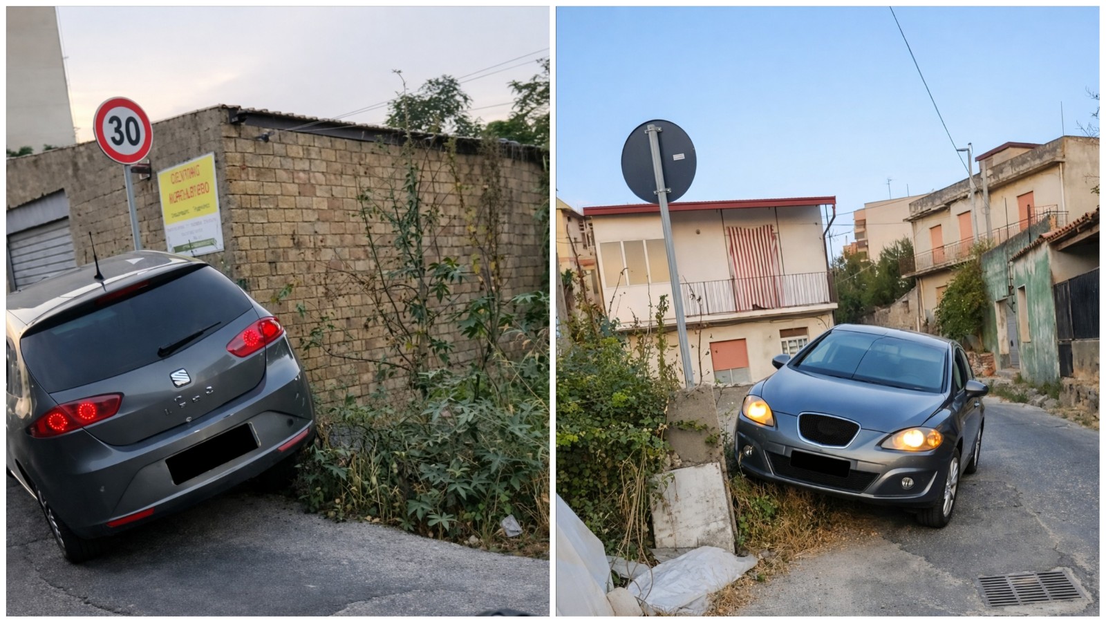 Incidente via Abate s. Elia
