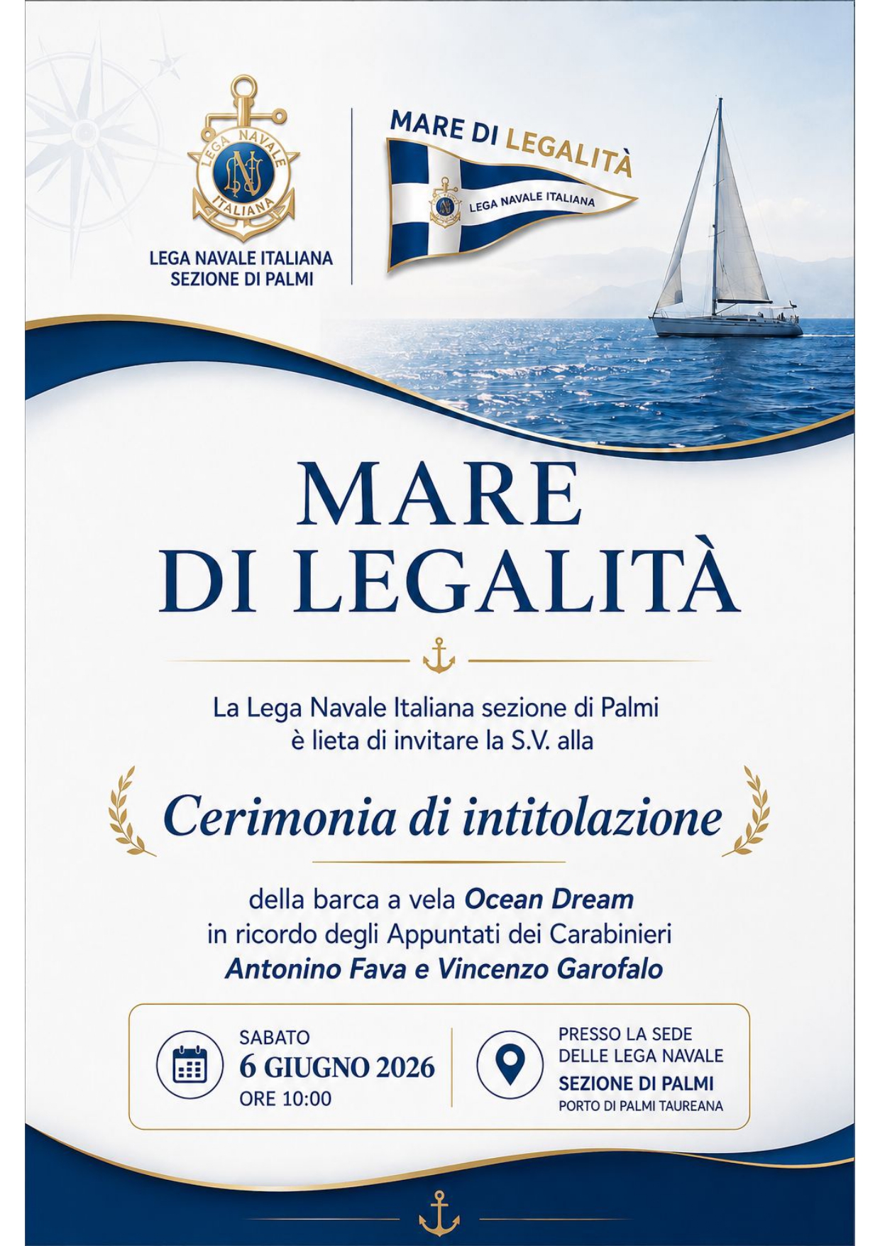 Locandina Mare di Legalità