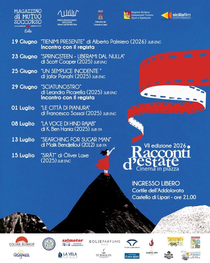 Locandina Racconti d'Estate Lipari 2026