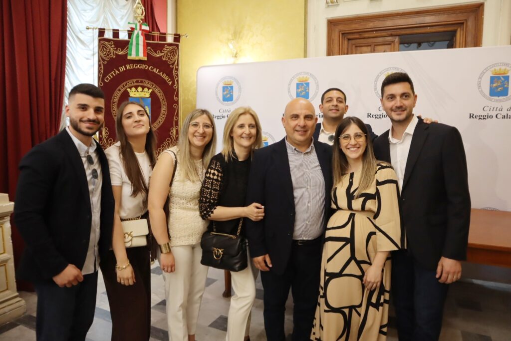 Massimo Ripepi con la famiglia