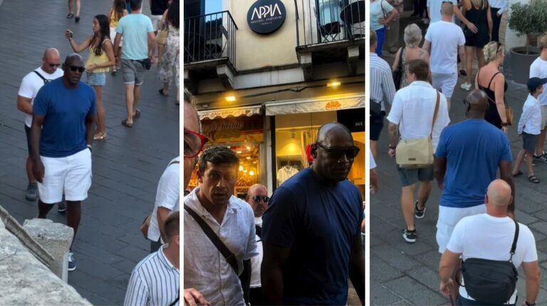 Passeggi a Taormina e spunta… Michale Jordan, il campione americano sceglie ancora la perla siciliana per le sue vacanze: “se vuole granite…” | VIDEO