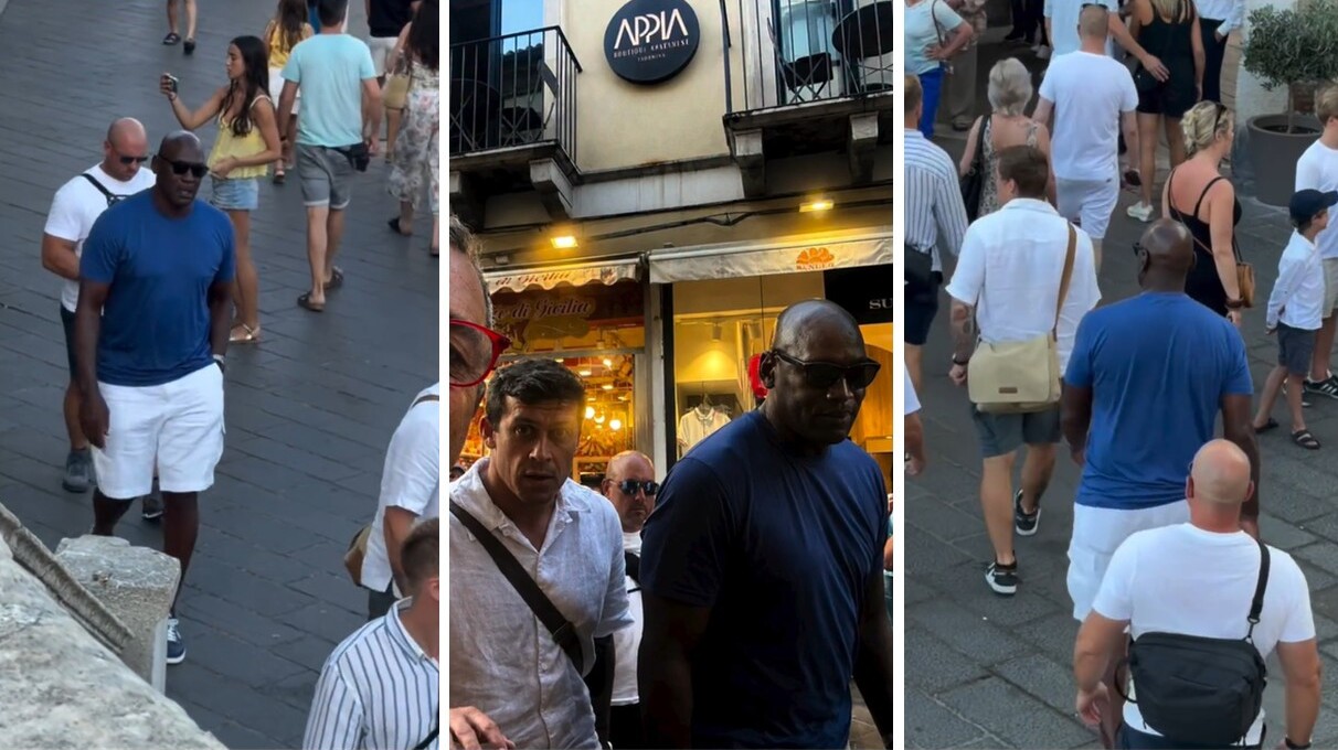 Michael Jordan a Taormina