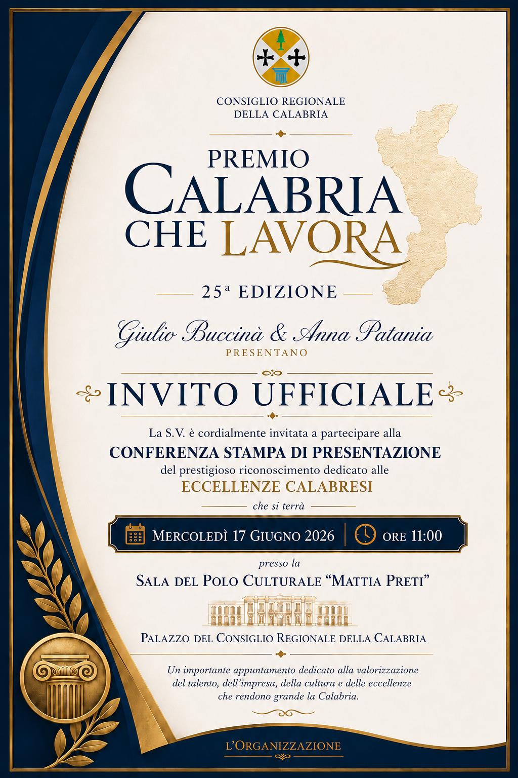 Premio Calabria che Lavora locandina