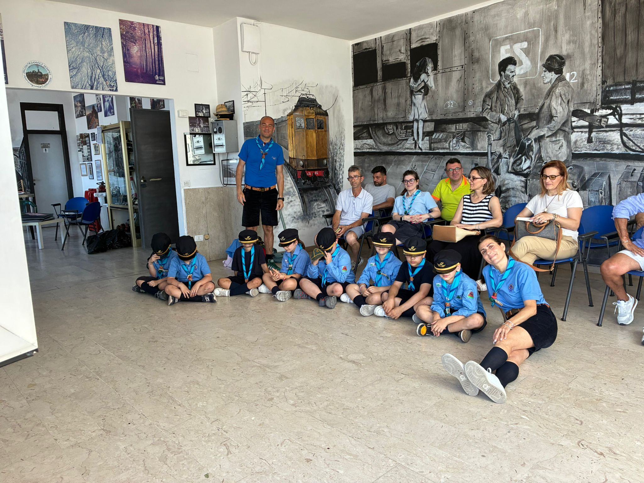 Scout lupetti Museo Ferroviario Santa Caterina