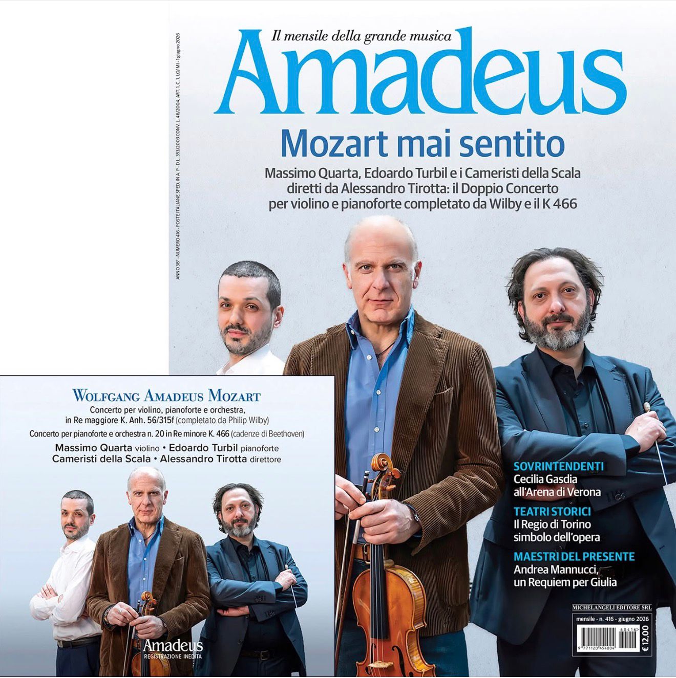 Tirotta copertina Amadeus di Giugno 2026