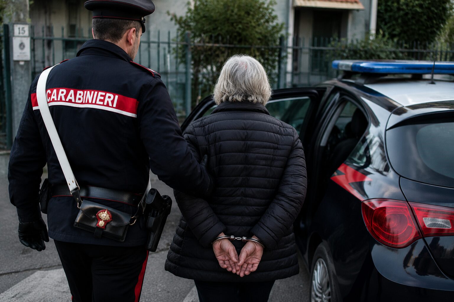 arresto carabinieri donna
