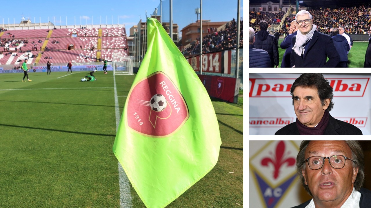 bandiera reggina floriano noto urbano cairo e diego della valle