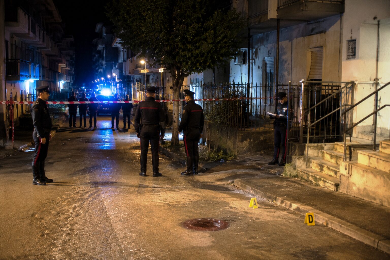 carabinieri notte omicidio