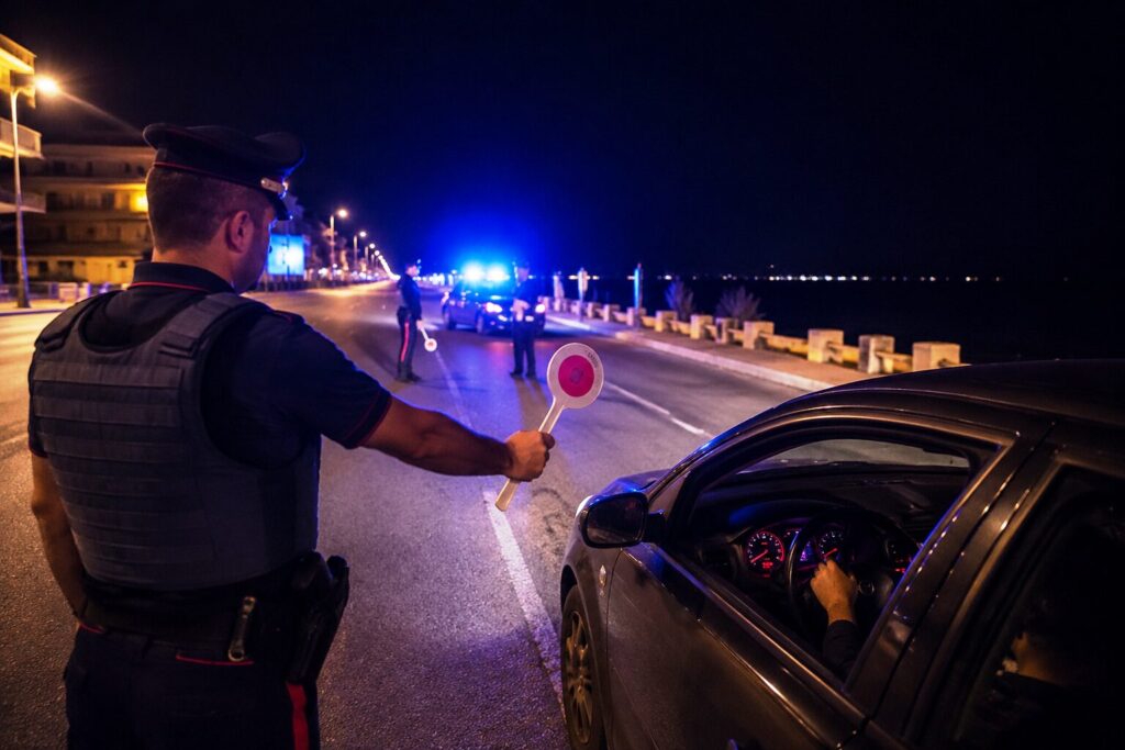 controlli carabinieri notte