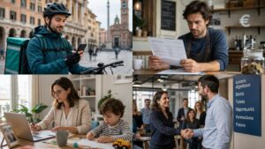 dl lavoro incentivi a rider, mamme e imprese