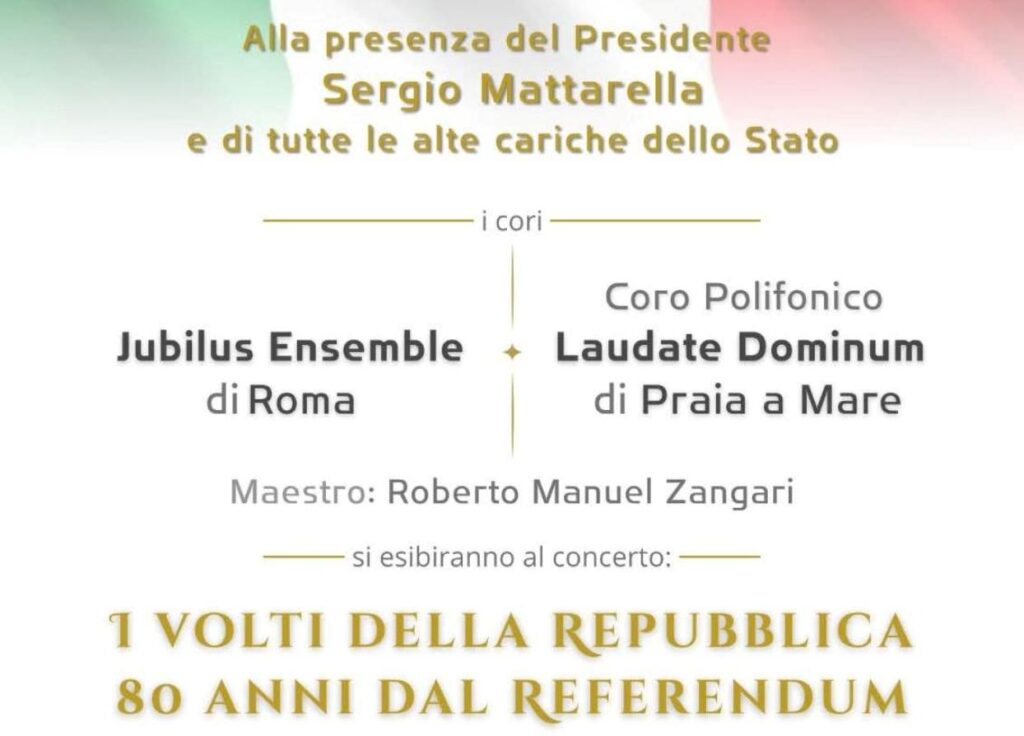evento coro praia a mare festa repubblica