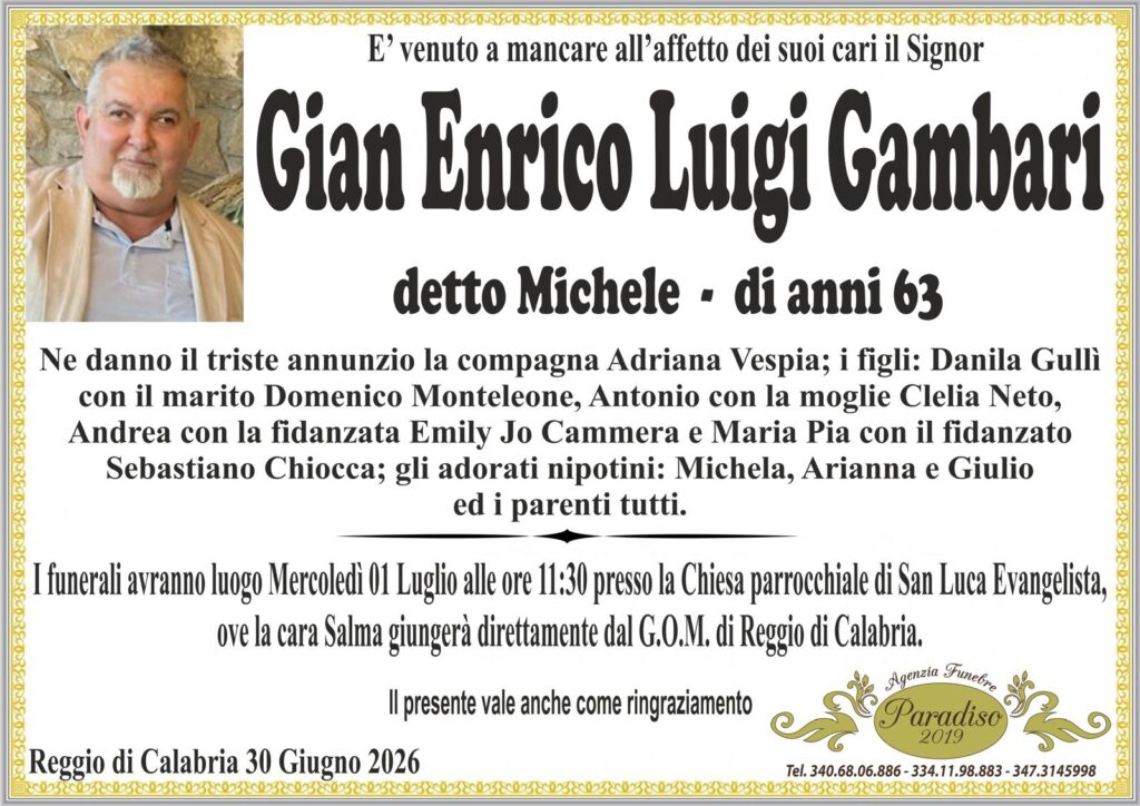 gian enrico luigi gambari